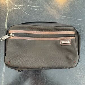 Tumi Black and Brown Toiletry Bag